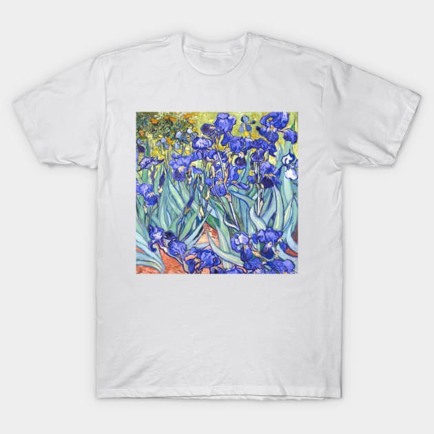 Vincent Van Gogh Irises T-Shirt by fineartgallery